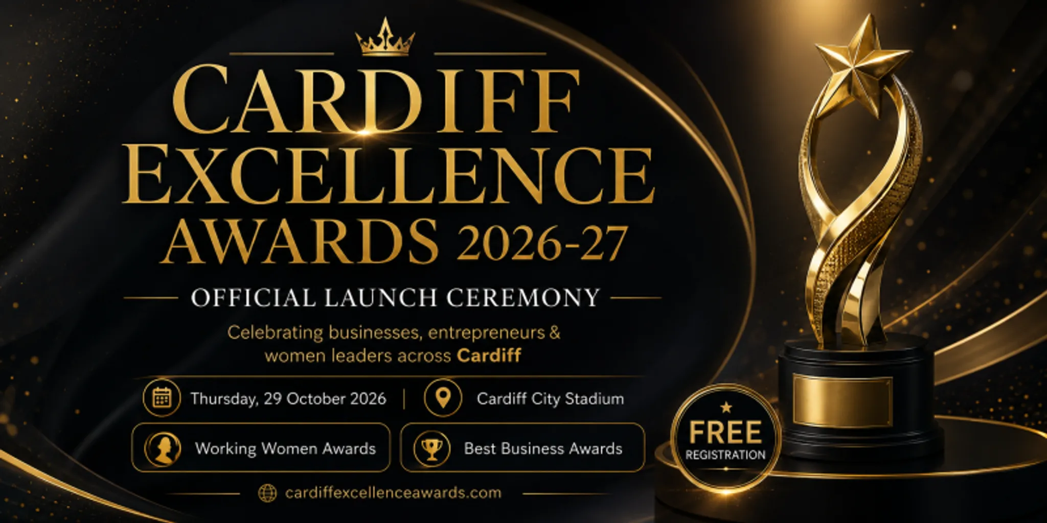 Cardiff Excellence Awards 2026-27 | Nominate Your Business For An Award
